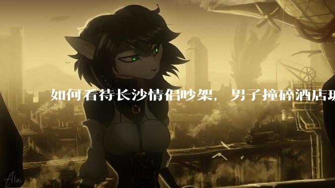 如何看待长沙情侣吵架，男子撞碎酒店玻璃跳窗，所幸只是一楼？